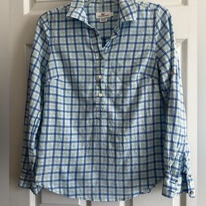 Vineyard Vines Linen Cotton Button Shirt Size 2